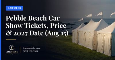 Pebble Beach Car Show Tickets, Price & 2027 Date (Aug 15)