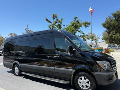 12-passenger Mercedes Sprinter van rental in Hollister CA by Limoscene